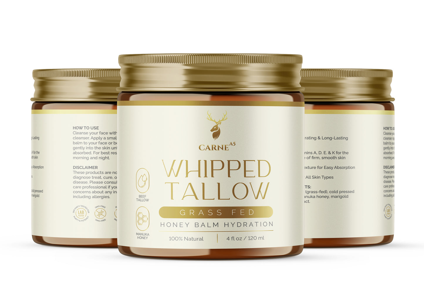Whipped Tallow Honey Cream